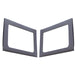 Design Engineering 50150 Sound Deadening Side Window Trim Kit; Rear; Gray; - Truck Part Superstore