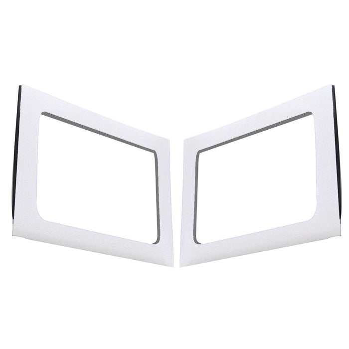 Design Engineering 50151 Sound Deadening Side Window Trim Kit; Rear; White; - Truck Part Superstore