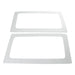 Design Engineering 50154 Sound Deadening Side Window Trim Kit; Rear; White; - Truck Part Superstore
