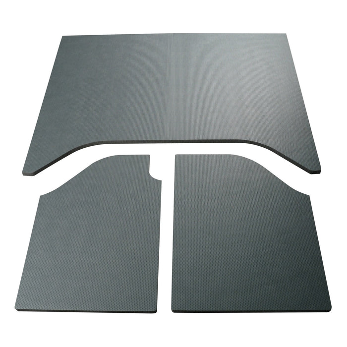 Design Engineering 50158 Sound Deadening Headliner; 3 Piece; Leather Look; Gray; - Truck Part Superstore
