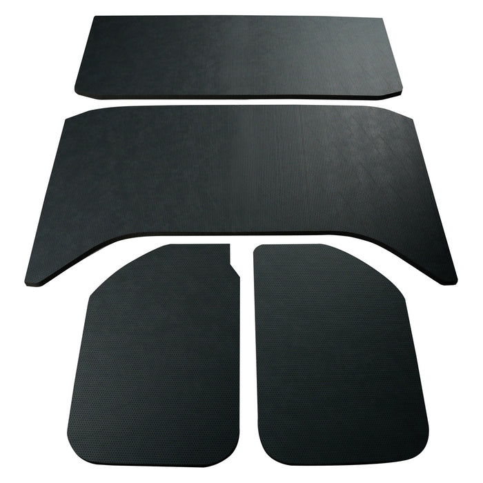 Design Engineering 50159 Sound Deadening Headliner; 4 Piece; Leather Look; Black; - Truck Part Superstore