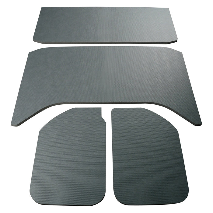 Design Engineering 50161 Sound Deadening Headliner; 4 Piece; Leather Look; Gray; - Truck Part Superstore