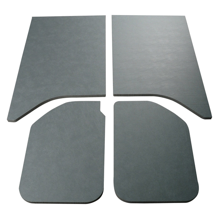 Design Engineering 50162 Sound Deadening Headliner; 4 Piece; Leather Look; Gray; - Truck Part Superstore