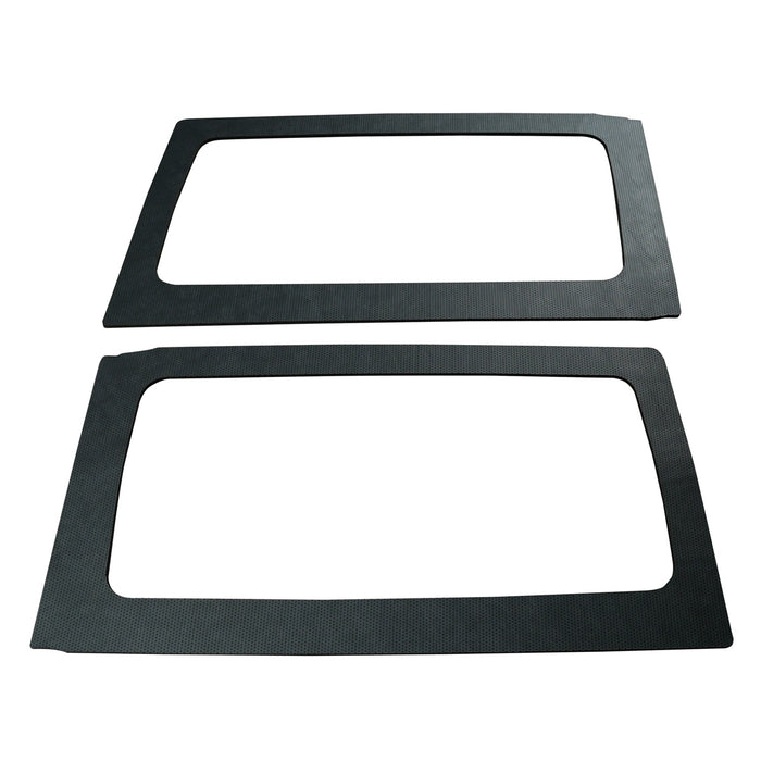 Design Engineering 50165 Sound Deadening Side Window Trim Kit; Leather Look; Black; - Truck Part Superstore