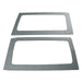Design Engineering 50166 Sound Deadening Side Window Trim Kit; Leather Look; Gray; - Truck Part Superstore