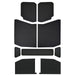 Design Engineering 50172 Sound Deadening Headliner; 9 Piece; Leather Look; Black; - Truck Part Superstore