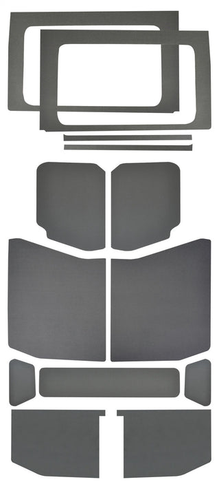 Design Engineering 50181 Sound Deadening Headliner And Window Kit; 13 Piece; Leather Look; Gray; - Truck Part Superstore