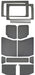 Design Engineering 50181 Sound Deadening Headliner And Window Kit; 13 Piece; Leather Look; Gray; - Truck Part Superstore