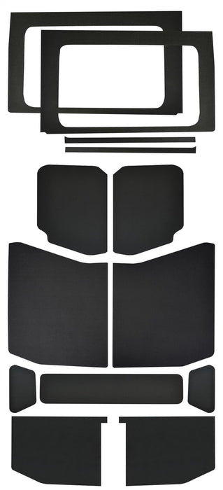 Design Engineering 50182 Sound Deadening Headliner And Window Kit; 13 Piece; Leather Look; Black; - Truck Part Superstore