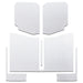 Design Engineering 50185 Sound Deadening Headliner; 7 Piece; White; - Truck Part Superstore