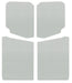 Design Engineering 50190 Sound Deadening Headliner; 5 Piece; White; - Truck Part Superstore