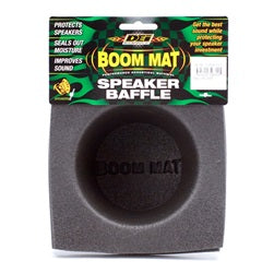 Design Engineering 50341 Boom Mat™ Speaker Baffle; 6.75 in.; Round Slim; Pair; - Truck Part Superstore