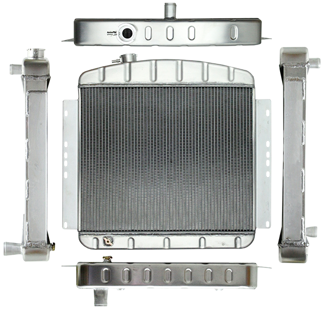 Northern Radiator 205249 Muscle Car Radiator - 23 3/8 x 21 1/2 x 3 1/8 - Truck Part Superstore