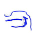 Mishimoto MMHOSE-MS3-07BL Silicone Radiator Hose Kit, fits Mazdaspeed3 2007-2009 - Truck Part Superstore