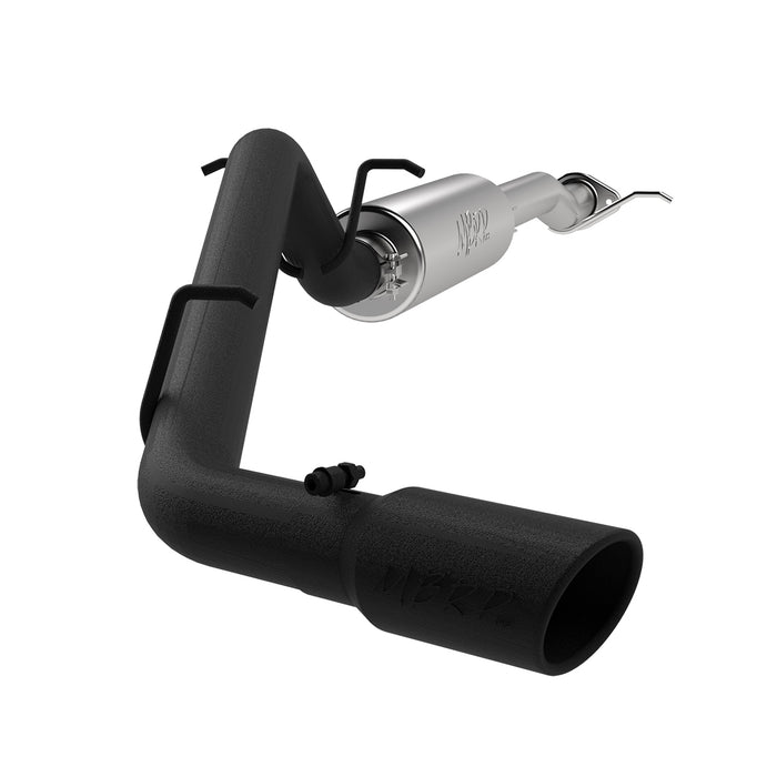 MBRP S5090BLK 3 Inch Cat Back Exhaust System Single Side Black Coated For 17-22 Colorado/Canyon 2.5L/3.6L MBRP - Truck Part Superstore