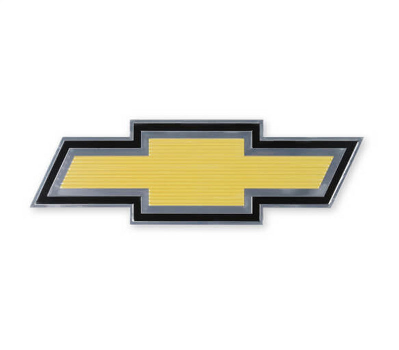 Holley 06-146 Grille Emblem; Gold Foil Bowtie W/Chrome Surround; 3M Adhesive; - Truck Part Superstore
