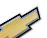 Holley 06-146 Grille Emblem; Gold Foil Bowtie W/Chrome Surround; 3M Adhesive; - Truck Part Superstore