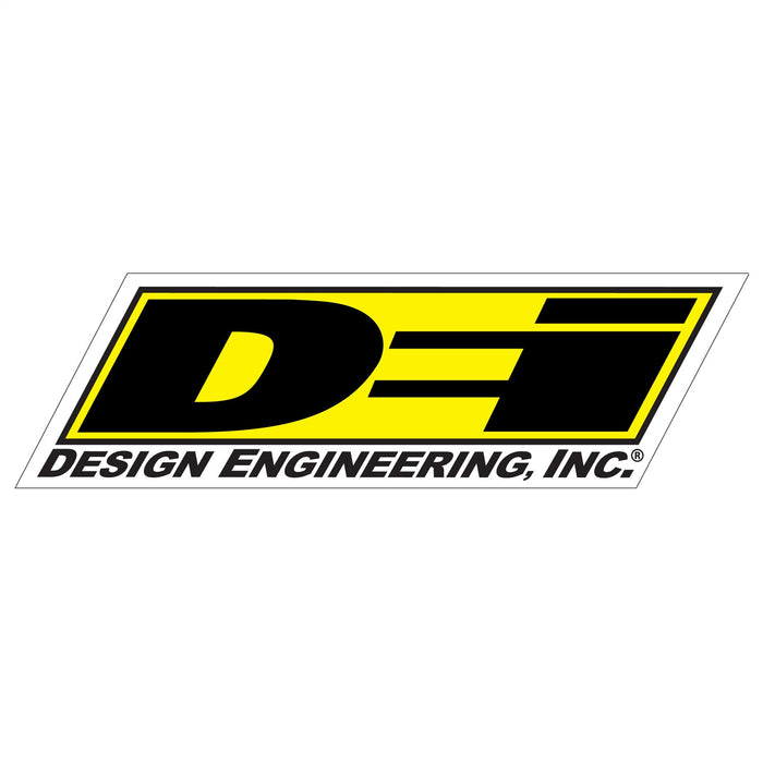 Design Engineering 60529 DEI Decal; 3.4 in. x 10 in.; - Truck Part Superstore