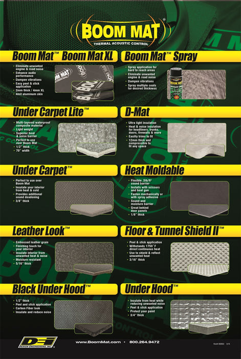 Design Engineering 60603 Boom Mat™ Thermal Acoustic; - Truck Part Superstore