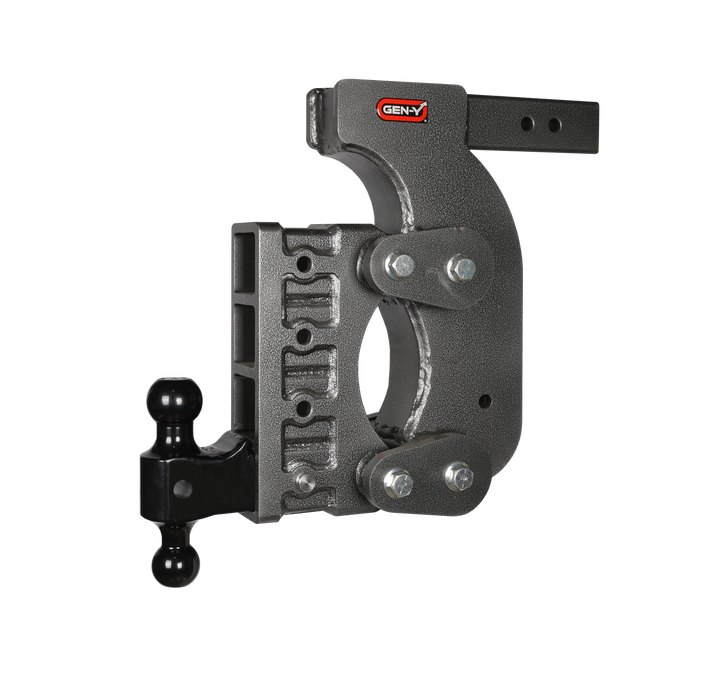 GEN-Y Hitch GH-1514 The BOSS TORSION-FLEX 2.5" Rec 15" Drop 2.4K TW 21K Hitch Dual-Ball Stabilizer - Truck Part Superstore