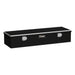 UWS FWB-58-BLK Gloss Black Aluminum 58in. 5th Wheel Truck Tool Box (LTL Shipping Only) - Truck Part Superstore