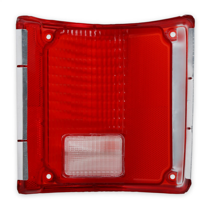 Holley 07-106 Holley Classic Truck Tail Lamp Lens; W/Chrome Trim; Driver; Red; - Truck Part Superstore