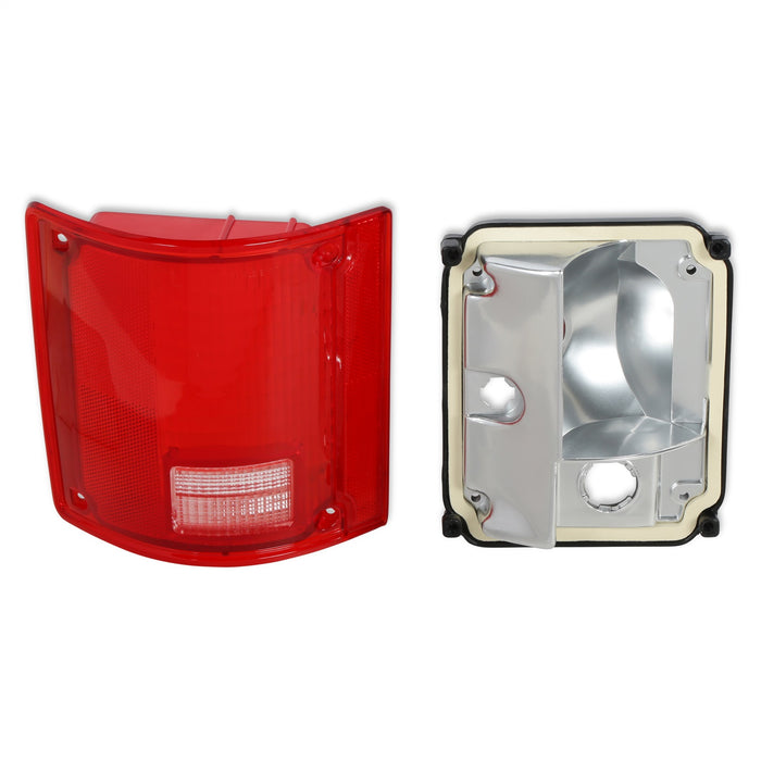 Holley 07-107 Holley Classic Truck Tail Lamp Lens; W/O Trim/Housing; Driver; Red; - Truck Part Superstore