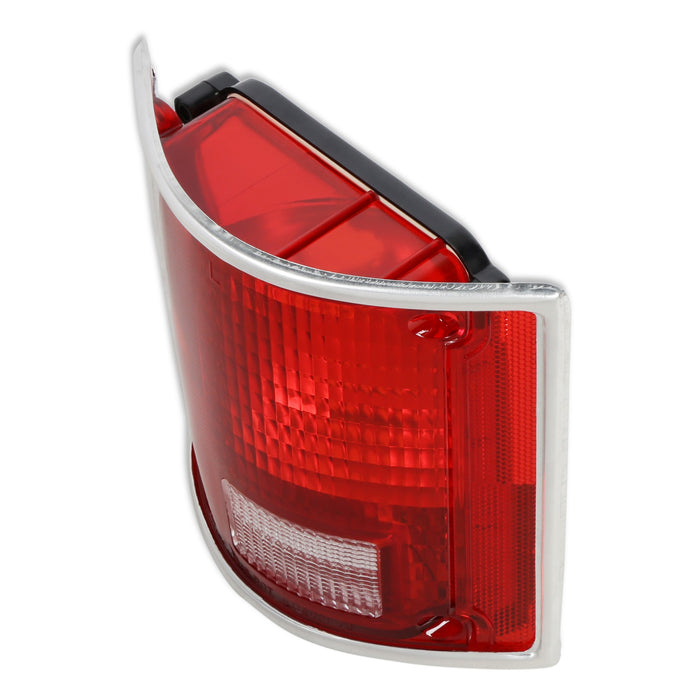 Holley 07-109 Holley Classic Truck Tail Lamp Lens; W/O Trim/Housing; Driver; Chrome; - Truck Part Superstore