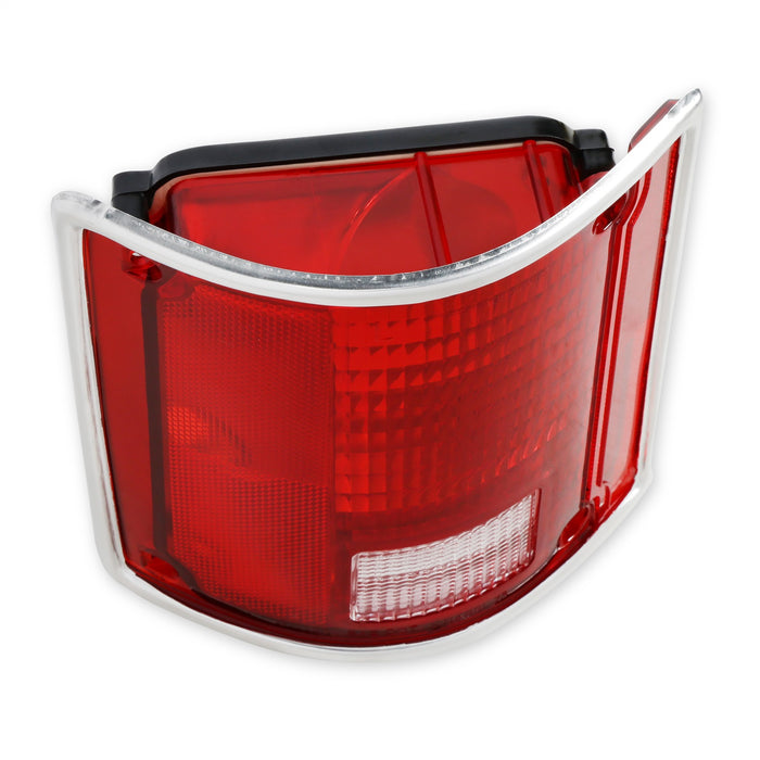 Holley 07-109 Holley Classic Truck Tail Lamp Lens; W/O Trim/Housing; Driver; Chrome; - Truck Part Superstore