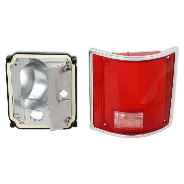 Holley 07-110 Holley Classic Truck Tail Lamp Lens; W/O Trim/Housing; Passenger; Chrome; - Truck Part Superstore