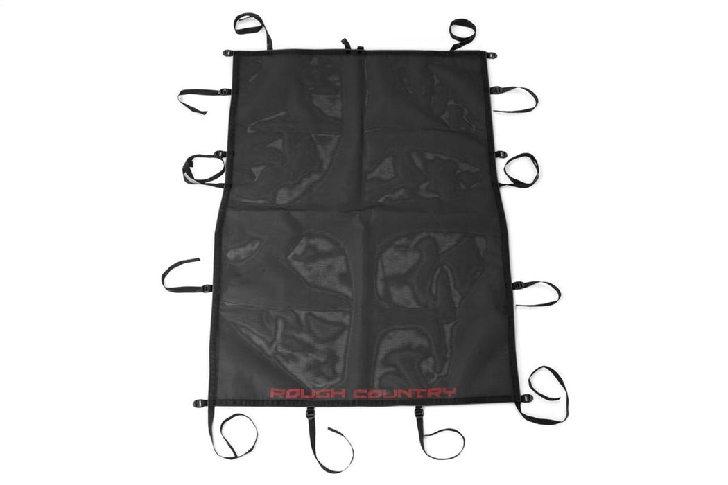 Rough Country 85110 Jeep Wrangler JK Unlimited Mesh Bikini Top Plus 07-18 4 Door Black Rough Country - Truck Part Superstore