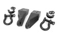 Rough Country RS154 Toyota Tow Hook to Shackle Conversion Kit w/Bull Bar Support & Standard D-Rings 07-20 Tundra Rough Country - Truck Part Superstore