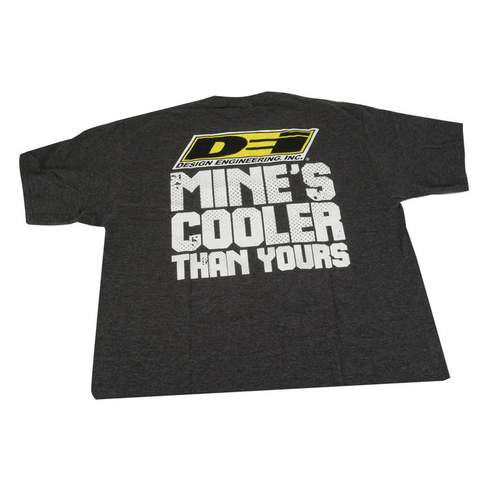 Design Engineering 70170 DEI Flamed T-Shirt; Medium; Dark Heather Grey; Cotton; - Truck Part Superstore