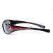 Design Engineering 70202 Flamed Sunglasses; Red w/Black Frame; - Truck Part Superstore