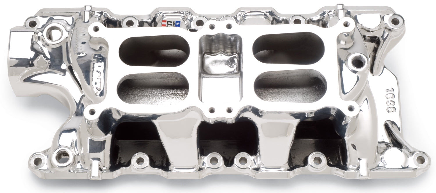 Edelbrock 75354 Edelbrock RPM Air-Gap Dual Quad Intake Manifold for Ford 289-347 Small-Block V8 - Truck Part Superstore