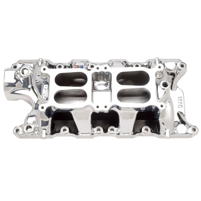 Edelbrock 75354 Edelbrock RPM Air-Gap Dual Quad Intake Manifold for Ford 289-347 Small-Block V8 - Truck Part Superstore