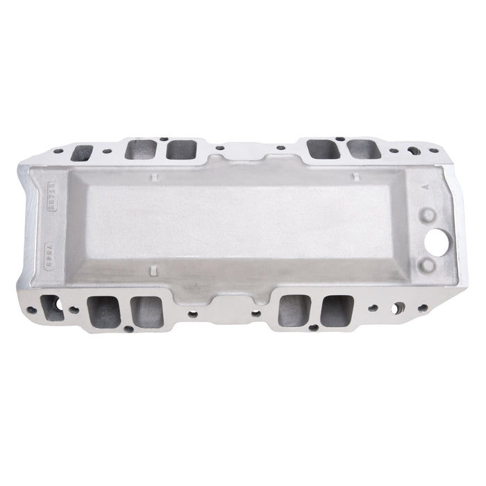 Edelbrock 75621 Edelbrock Polished RPM Air-Gap BBC Rect Port Intake Manifold - Truck Part Superstore