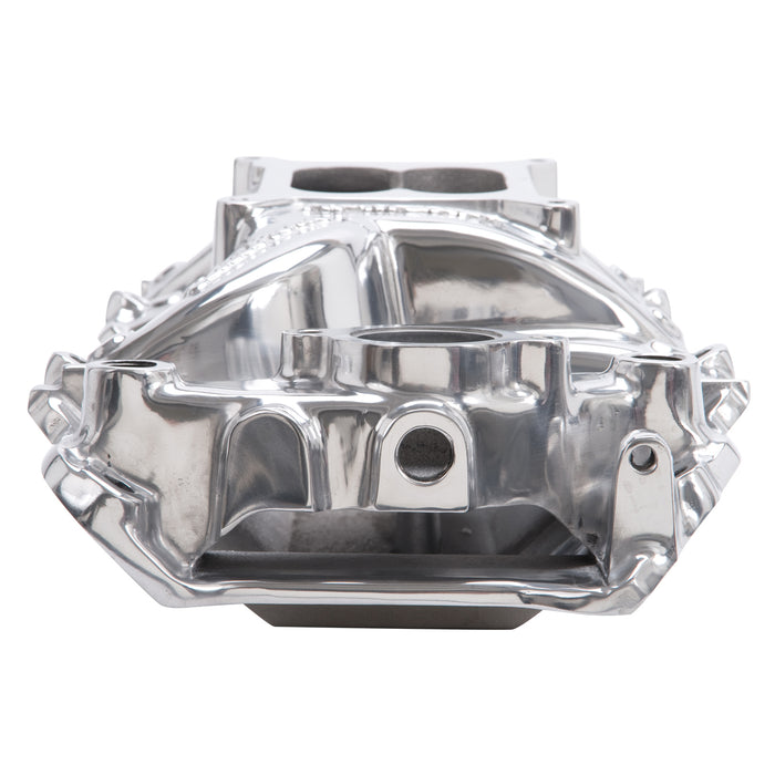 Edelbrock 75621 Edelbrock Polished RPM Air-Gap BBC Rect Port Intake Manifold - Truck Part Superstore