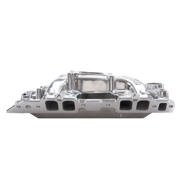Edelbrock 75621 Edelbrock Polished RPM Air-Gap BBC Rect Port Intake Manifold - Truck Part Superstore