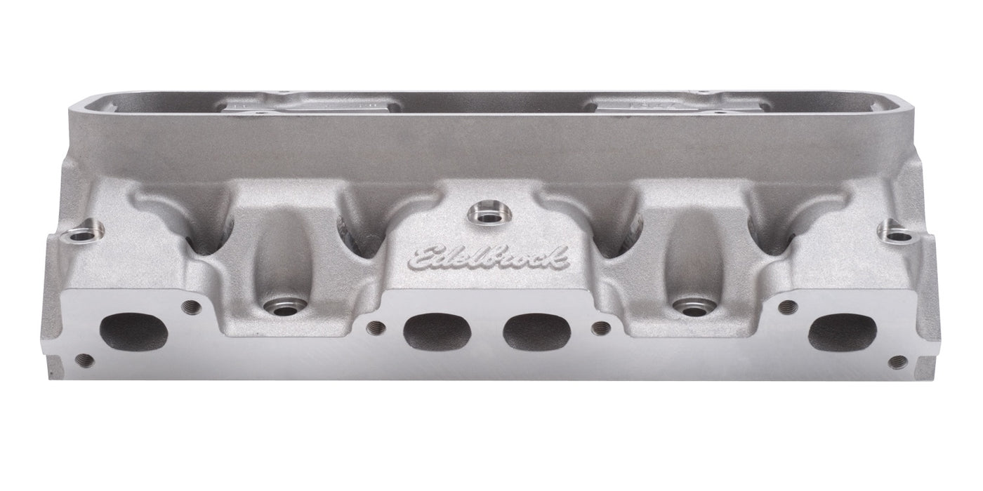 Edelbrock 77839 XX CYL HEAD PONTIAC PRO PORT VICTOR 12.6 DEG VALVE PUSHROD DELETE - Truck Part Superstore