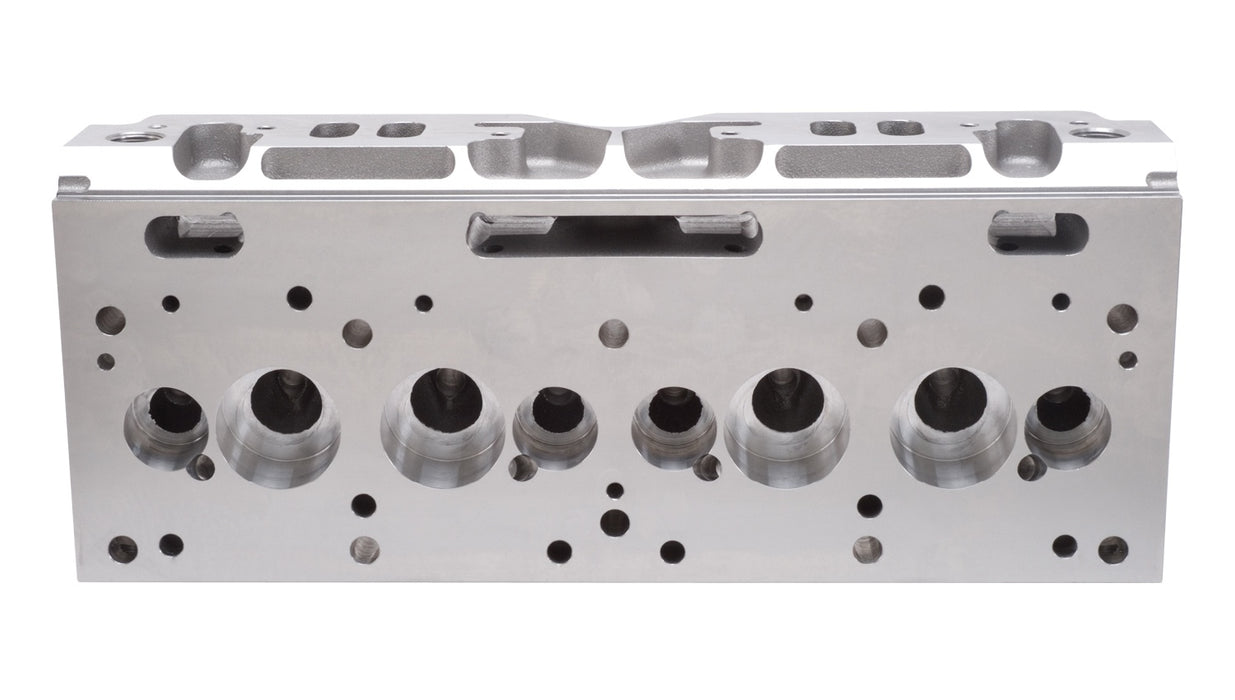 Edelbrock 77839 XX CYL HEAD PONTIAC PRO PORT VICTOR 12.6 DEG VALVE PUSHROD DELETE - Truck Part Superstore