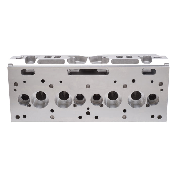 Edelbrock 77839 XX CYL HEAD PONTIAC PRO PORT VICTOR 12.6 DEG VALVE PUSHROD DELETE - Truck Part Superstore