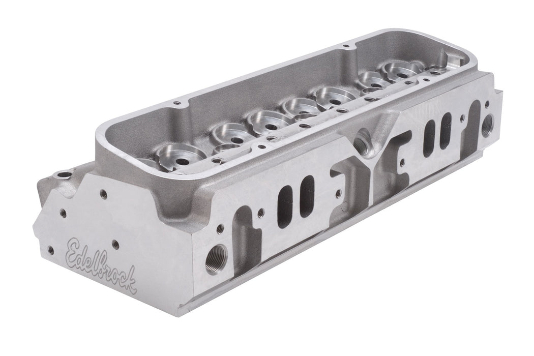 Edelbrock 77839 XX CYL HEAD PONTIAC PRO PORT VICTOR 12.6 DEG VALVE PUSHROD DELETE - Truck Part Superstore