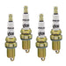 ACCEL 0786-4 U-Groove Resistor Spark Plug; 14mm Thread; 3/4 in Reach; Hot Heat Range; 4 Pack; - Truck Part Superstore