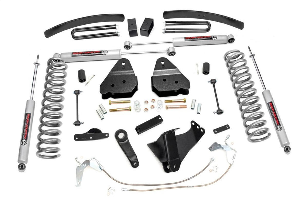 Rough Country 594.20 Suspension Lift Kit w/Shocks; 6 in. Lift; - Truck Part Superstore