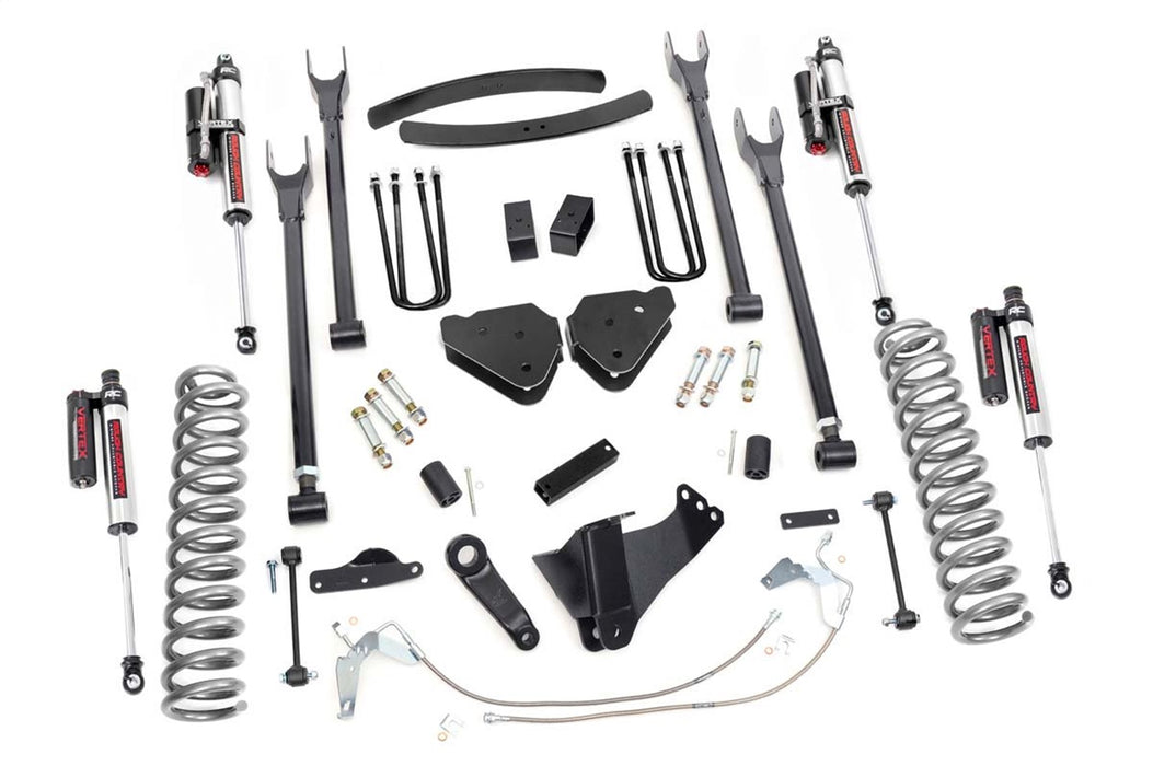 Rough Country 58850 Ford F-250/F-350 6 Inch 4-Link Suspension Lift Kit For 08-10 Ford F-250/F-350 Gas 4WD Rough Country - Truck Part Superstore