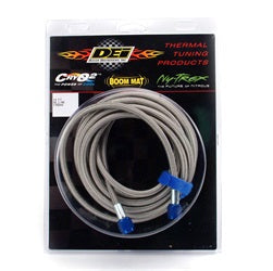 Design Engineering 80201 Stainless Steel Braided Hose; 14 ft.; -4AN; - Truck Part Superstore