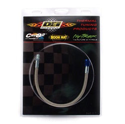 Design Engineering 80204 Stainless Steel Braided Hose; 1 ft.; -4AN Female End And 1/8 NPT Male End; - Truck Part Superstore