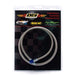 Design Engineering 80205 Stainless Steel Braided Hose; 3 ft.; -4AN Female End And 1/8 NPT Male End; - Truck Part Superstore