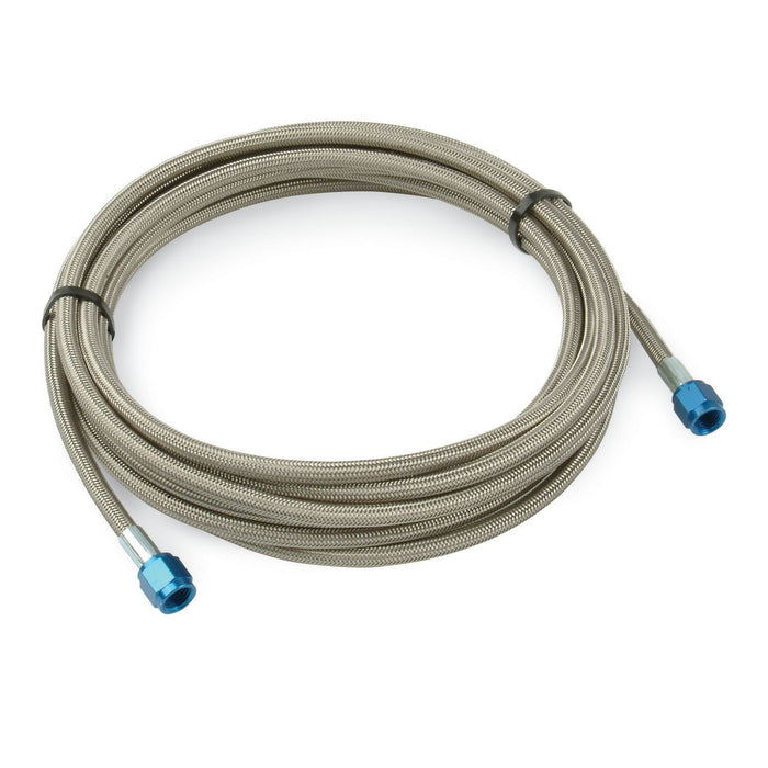 Design Engineering 80206 Stainless Steel Braided Hose; 5 ft.; -4AM Female End And 1/8 NPT Male End; - Truck Part Superstore